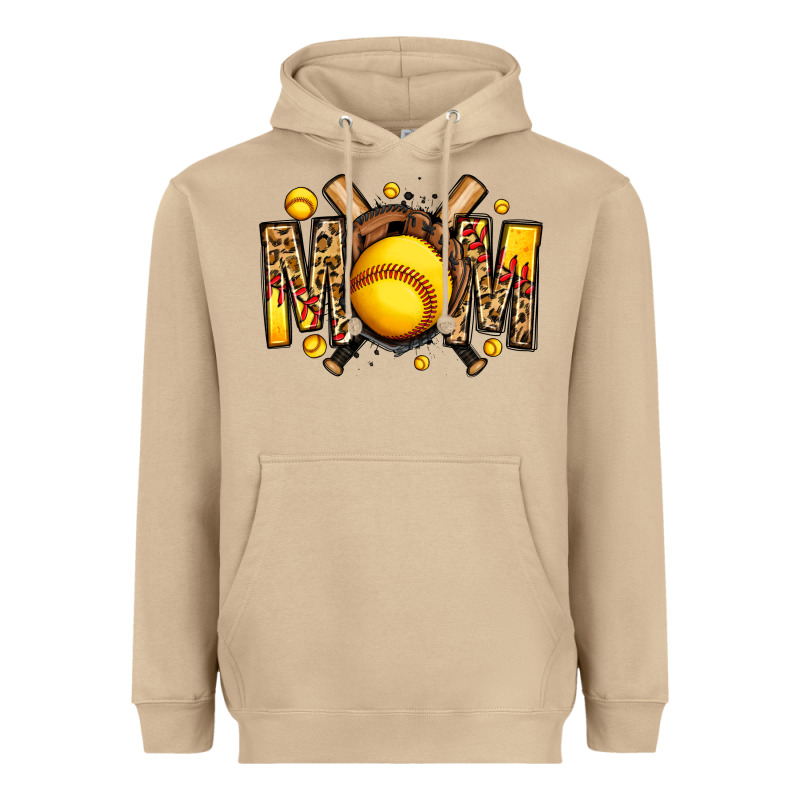 Softball Mom Heavyweight Hoodie by Jasminsmagicworld | Teevron