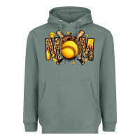 Sage softball mom Heavyweight Hoodie - Jasminsmagicworld