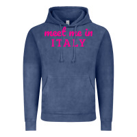 Vintage Denim meet me in italy Vintage Hoodie - DesigneFamous