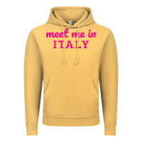 Vintage Mustard meet me in italy Vintage Hoodie - DesigneFamous