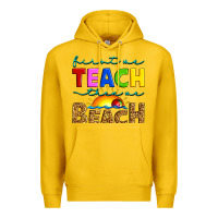 Lemon first we teach then we beach Premium Hoodie - Artiststas