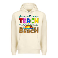 Sandshell first we teach then we beach Premium Hoodie - Artiststas