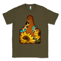 Army Green cowtag Classic Tee - Jasminsmagicworld