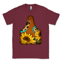 Burgundy cowtag Classic Tee - Jasminsmagicworld