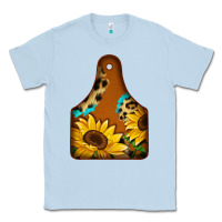 Dusty Blue cowtag Classic Tee - Jasminsmagicworld