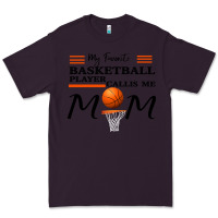 Plum My Favorite Basketball Player Calls Me Mom Premium Tee - Bettercallsaul