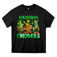 Black St. Patrick's Day gnomes Heavy Core Tee - CowGirlArtShop