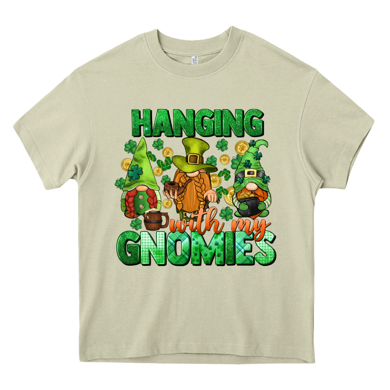 St. Patrick's Day Gnomes Heavy Core Tee by CowGirlArtShop | Teevron