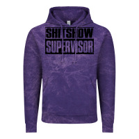 Cloud Purple shitshow supervisor Vintage Hoodie - DesigneFamous