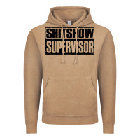Vintage Coffee shitshow supervisor Vintage Hoodie - DesigneFamous