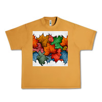 Autumn  Leaves Seamless Pattern Urban Heavy Tee | Teevron