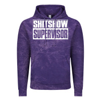 Cloud Purple shitshow supervisor Vintage Hoodie - DesigneFamous