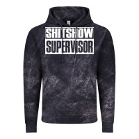Cloud Black shitshow supervisor Vintage Hoodie - DesigneFamous