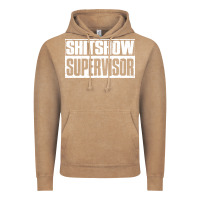 Vintage Coffee shitshow supervisor Vintage Hoodie - DesigneFamous