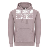 Vintage Zinc shitshow supervisor Vintage Hoodie - DesigneFamous