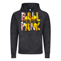 Vintage Black ball park mama Vintage Hoodie - CowhideDigitalArt