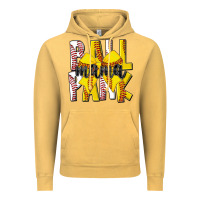 Vintage Mustard ball park mama Vintage Hoodie - CowhideDigitalArt