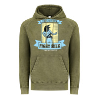 Vintage Olive fight milk classic Vintage Hoodie - DesigneFamous