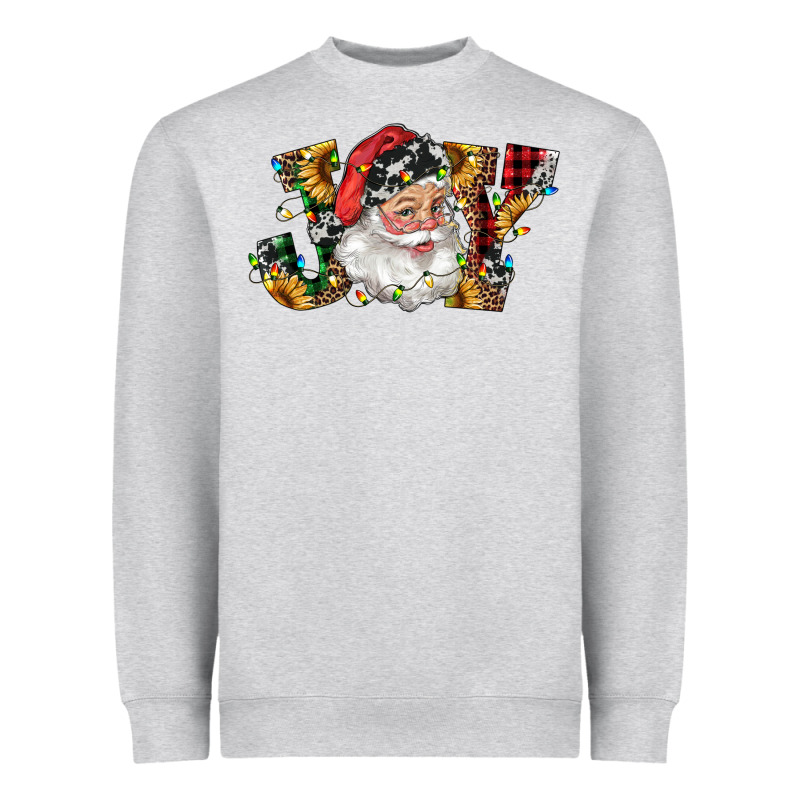 Santa Joy With Sunflowers Heavyweight Sweatshirt by RanaPortraitStore | Teevron