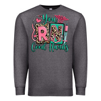 Charcoal Heather you rn good hands registered nurse Premium Sweatshirt - RanaPortraitStore