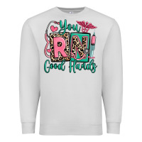 Dove Grey you rn good hands registered nurse Premium Sweatshirt - RanaPortraitStore