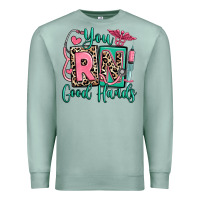 Seafoam you rn good hands registered nurse Premium Sweatshirt - RanaPortraitStore