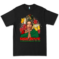 Black Believe black woman Premium Tee - FaDigitalArtStudio