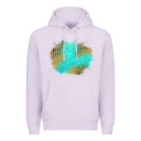 Lilac turquoise leopard patch Premium Hoodie - Jasminsmagicworld