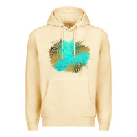 Pina Colada turquoise leopard patch Premium Hoodie - Jasminsmagicworld