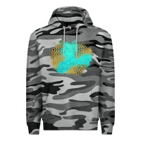 Slate Camo turquoise leopard patch Premium Hoodie - Jasminsmagicworld