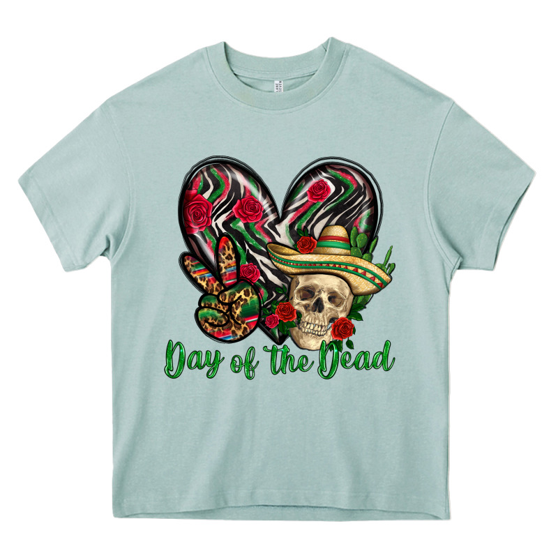 Day Of The Dead Mexico Heavy Core Tee by HowdyJamesFarm | Teevron