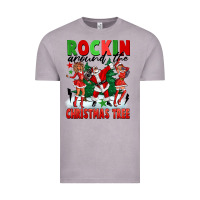 Vintage Zinc Rockin Around The Christmas Tree Vintage Tee - FaDigitalArtStudio