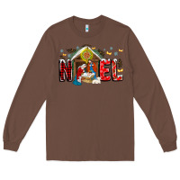 Chestnut Noel Long Sleeve Tee - CowhideDigitalArt