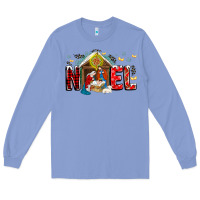 Colony Blue Noel Long Sleeve Tee - CowhideDigitalArt