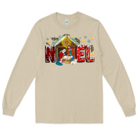 Mushroom Noel Long Sleeve Tee - CowhideDigitalArt