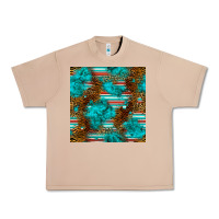 Burro turquoise serape leopard seamless pattern Urban Heavy Tee - BundleAndBundleShop