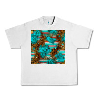 Lunar Rock turquoise serape leopard seamless pattern Urban Heavy Tee - BundleAndBundleShop