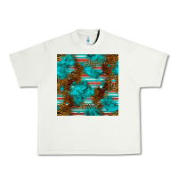 Pistachio turquoise serape leopard seamless pattern Urban Heavy Tee - BundleAndBundleShop