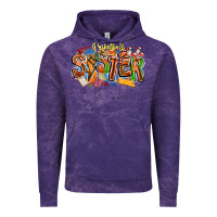 Cloud Purple basketball sister Vintage Hoodie - CowhideDigitalArt