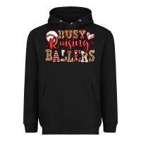 Black busy raising ballers baseball Heavyweight Hoodie - Jasminsmagicworld