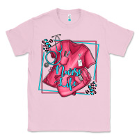 Bubblegum Pink nurse life olivia Classic Tee - OliviaCreatesArt