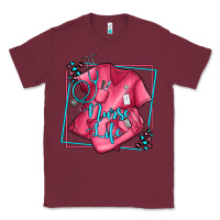 Burgundy nurse life olivia Classic Tee - OliviaCreatesArt