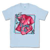 Dusty Blue nurse life olivia Classic Tee - OliviaCreatesArt