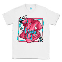White nurse life olivia Classic Tee - OliviaCreatesArt