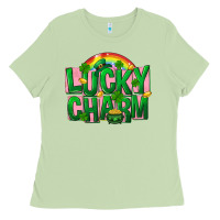 Matcha St Patricks Lucky Charm Ladies Tee - FaDigitalArtStudio