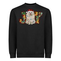 Black pomeranian christmas joy Heavyweight Sweatshirt - RanaPortraitStore