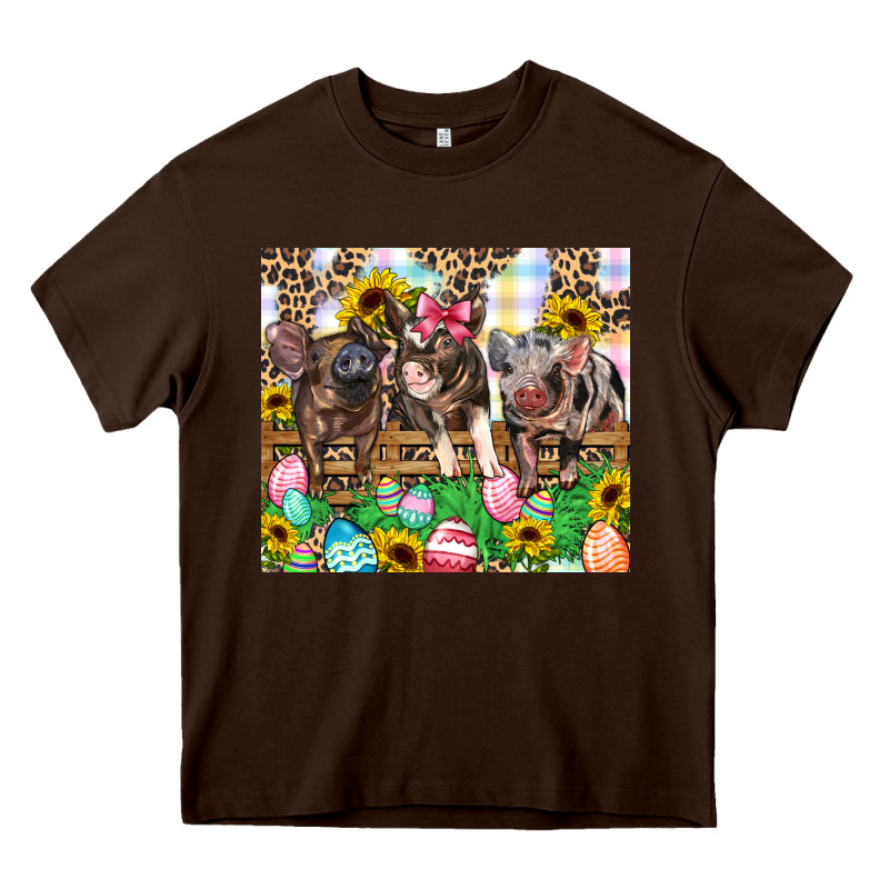 Easter Farm Animals Happy Easter Day Heavy Core Tee by CowGirlArtShop | Teevron