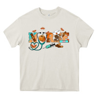 Cream fall nurse Heavy Core Tee - RanaPortraitStore