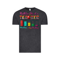 Vintage Black battery life of a teacher Vintage Tee - BundleAndBundleShop