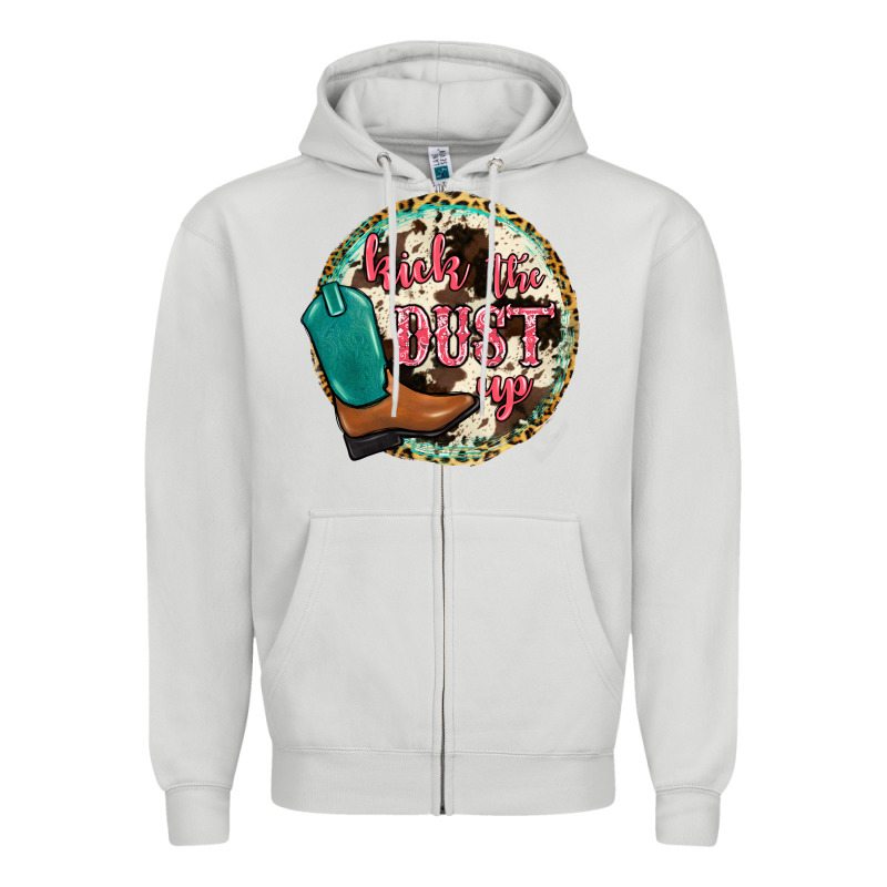 Kick The Dust Up Zipper Hoodie by JahusDesignShop | Teevron